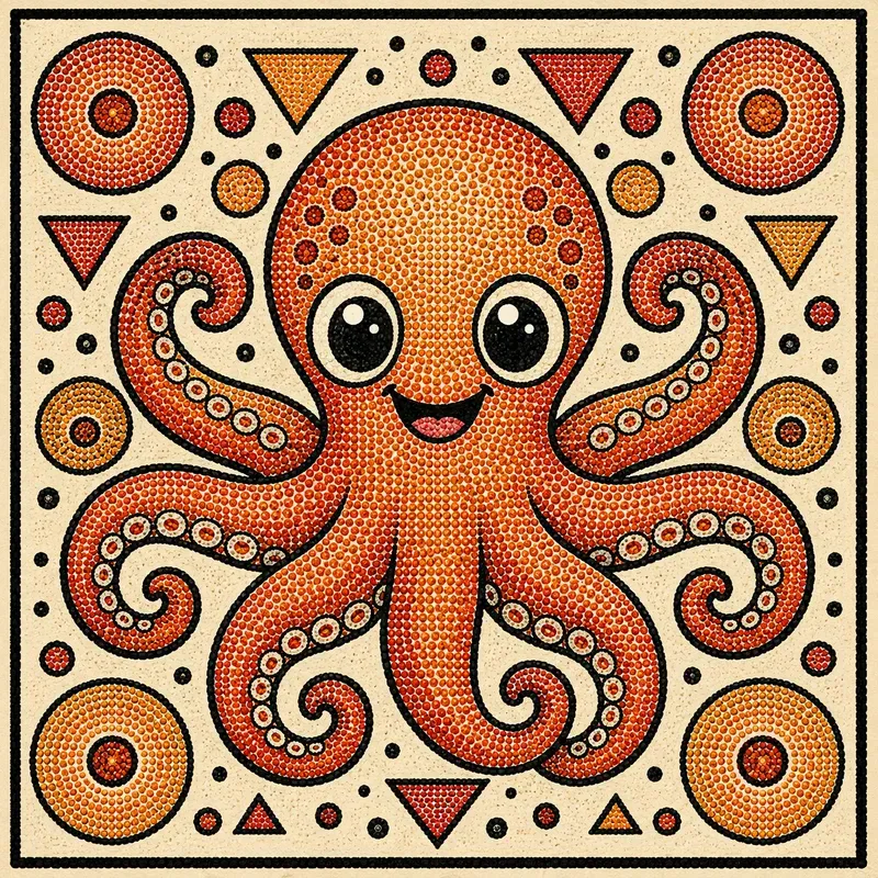 Whimsical Pointillism Character Creators