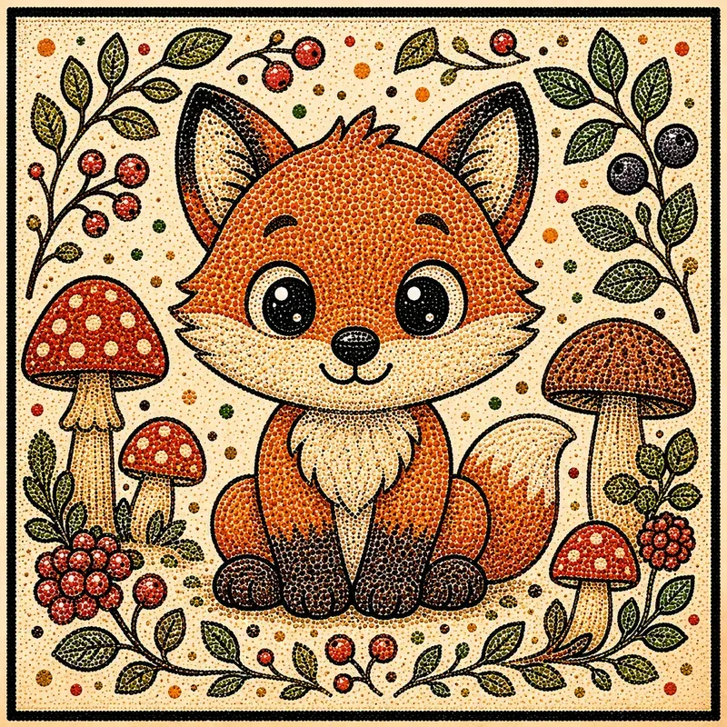 Whimsical Pointillism Character Creators