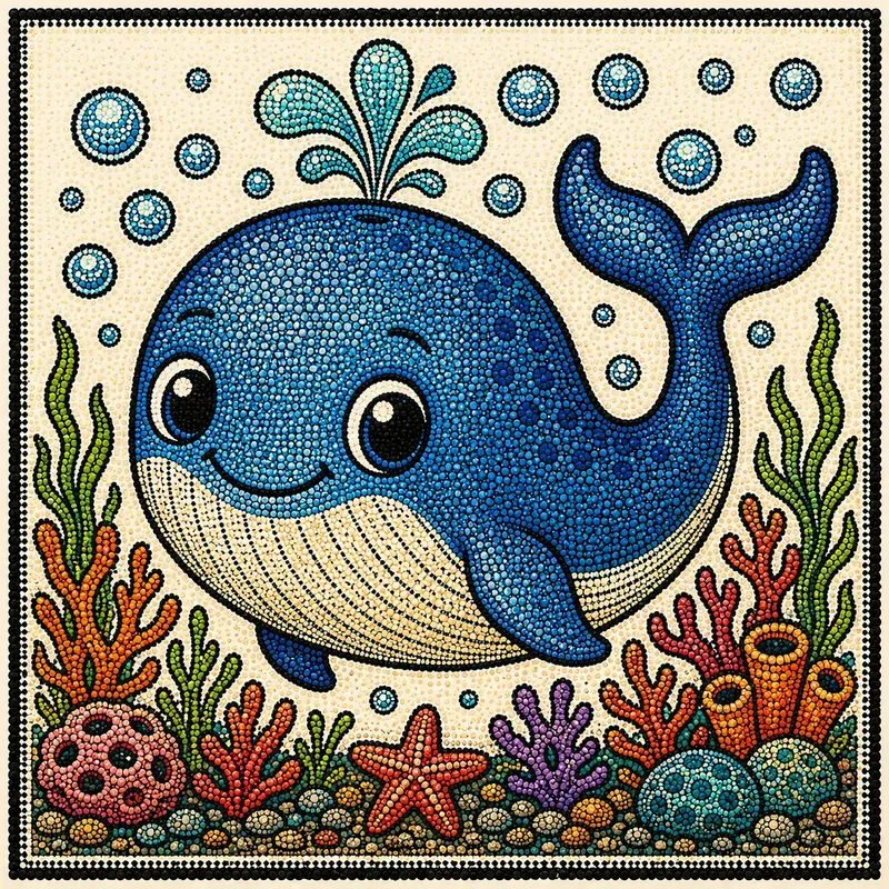 Whimsical Pointillism Character Creators