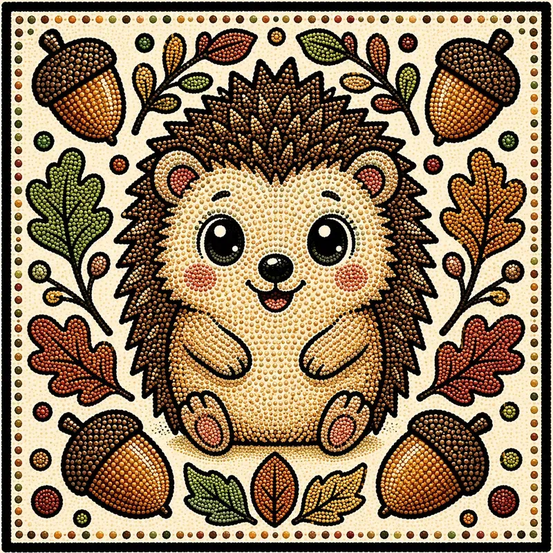 Whimsical Pointillism Character Creators