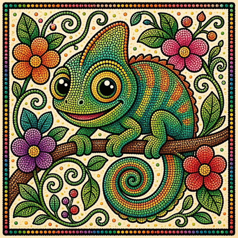 Whimsical Pointillism Character Creators