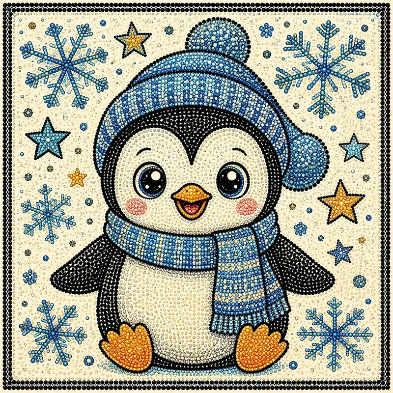 Whimsical Pointillism Character Creators