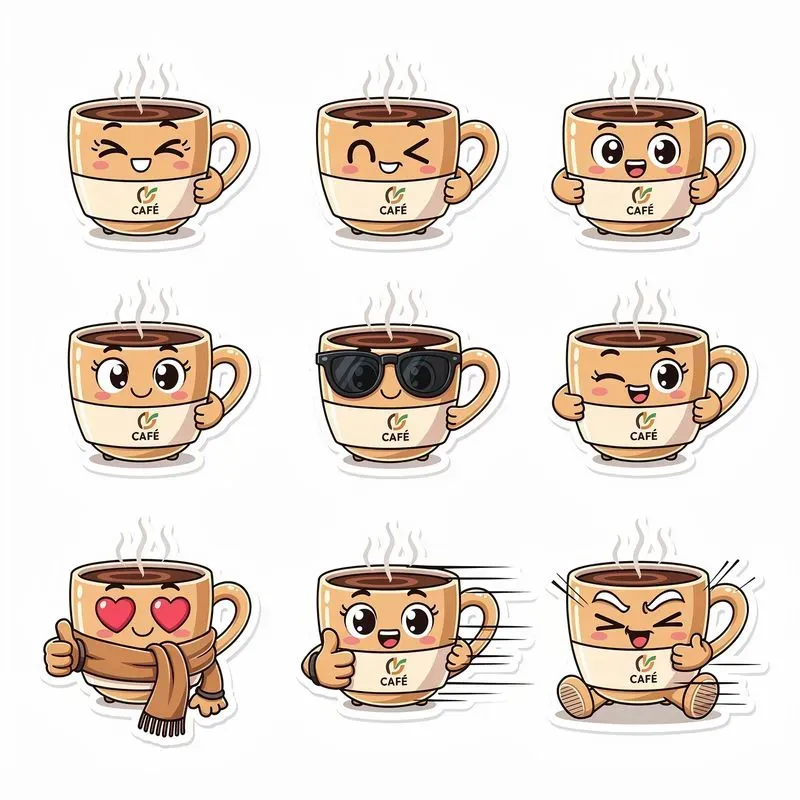 Brand Mascot Sticker Packs