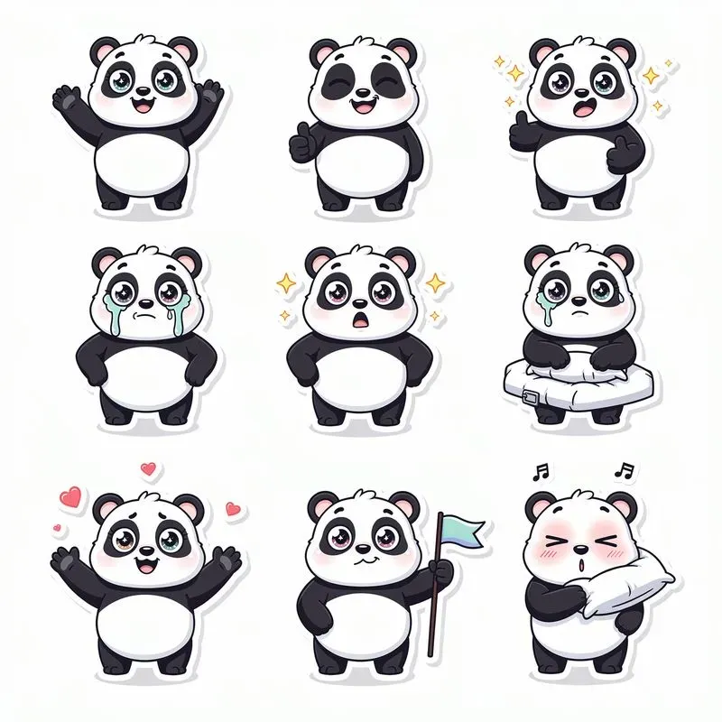 Brand Mascot Sticker Packs
