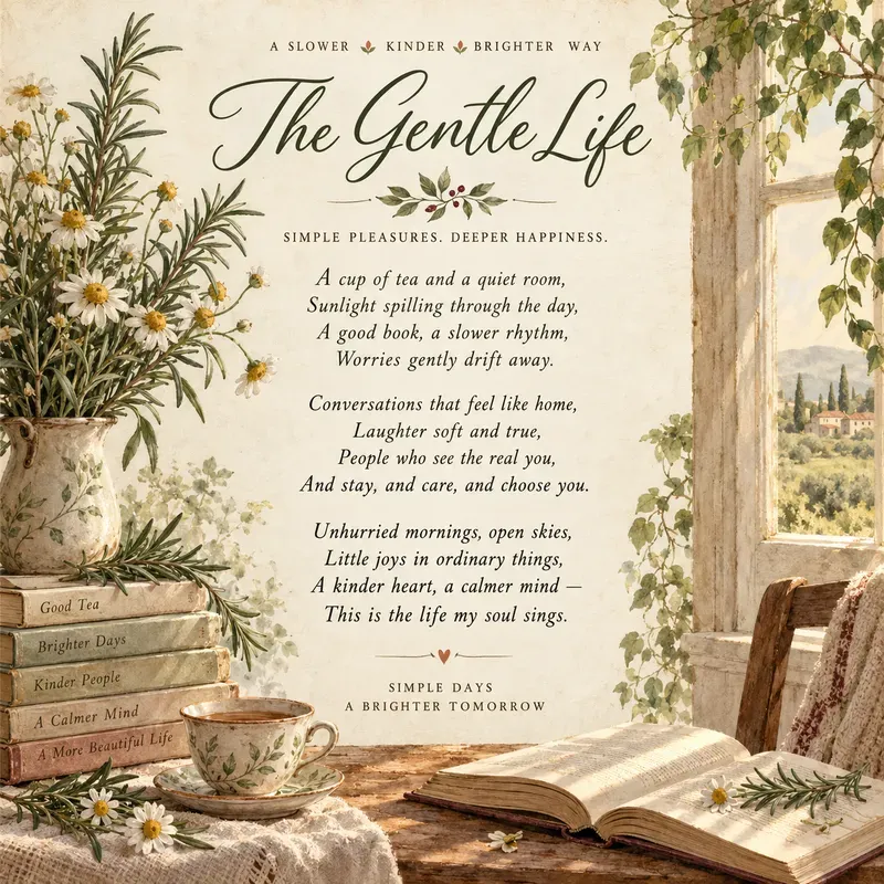 Botanical Poetry Wall Art