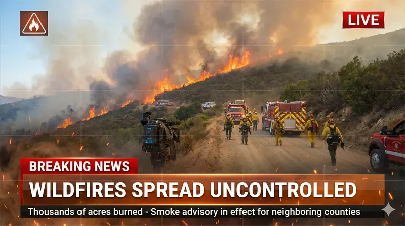 Breaking News Tv Broadcast Headlines