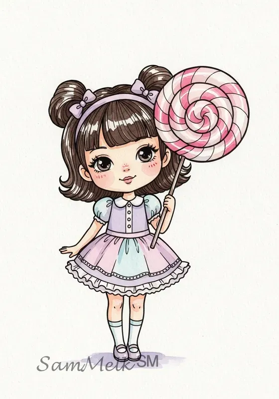 Charming Storybook Illustration Style