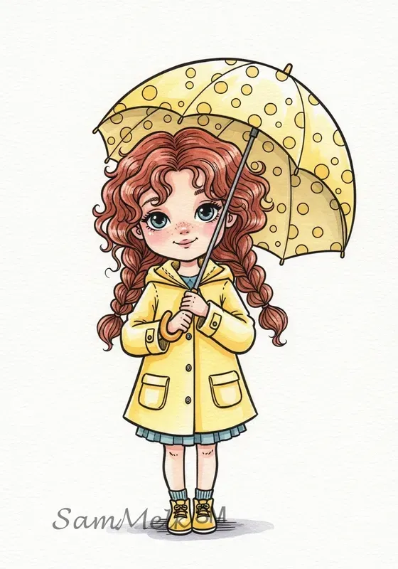 Charming Storybook Illustration Style
