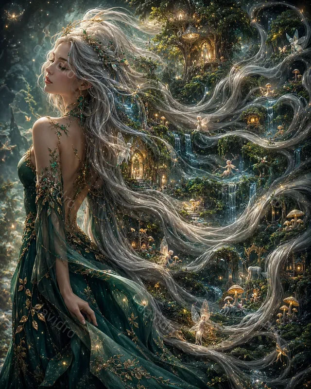 Surreal Hair Worlds