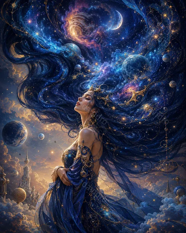 Surreal Hair Worlds