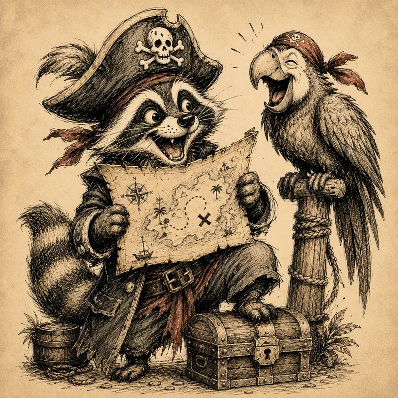 Vintage Cartoon Sketch Tshirts