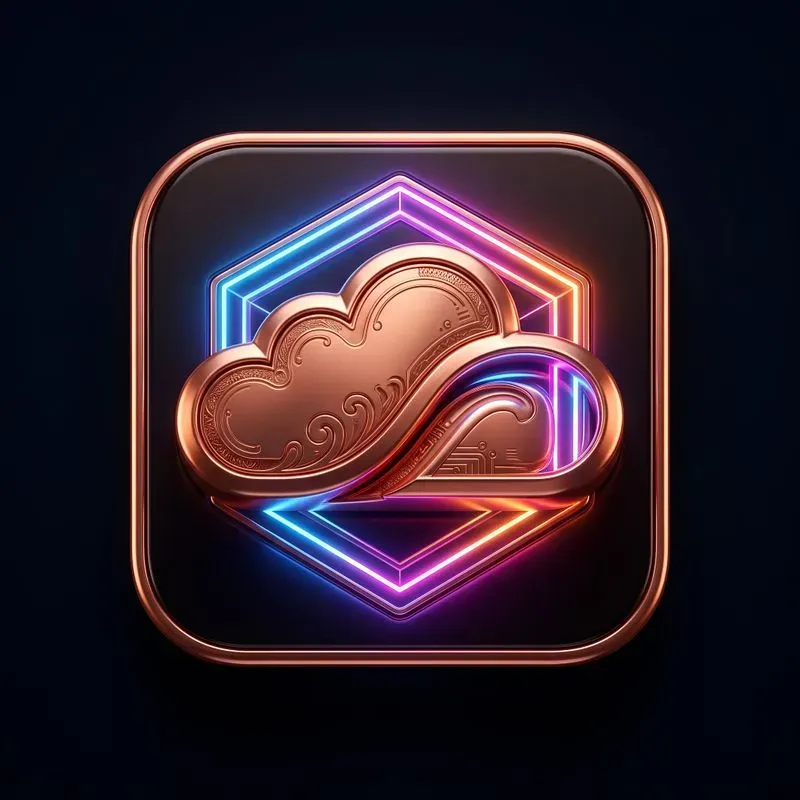 Glossy 3D Futuristic Finance App Icons