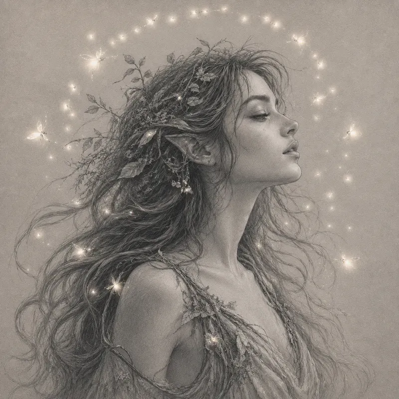 Elegant Pencil Portrait Sketches