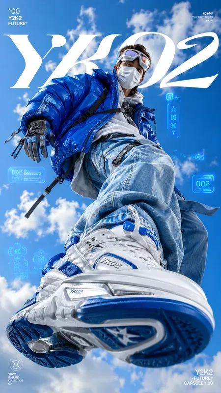 Futuristic Y2k Streetwear Poster Packs