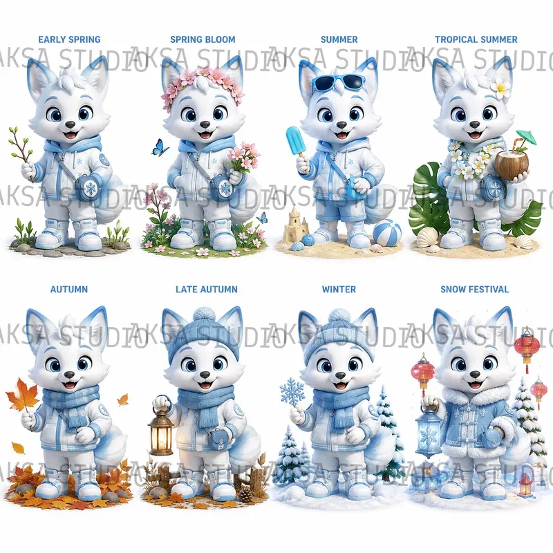 3D Character Seasonal Sheets