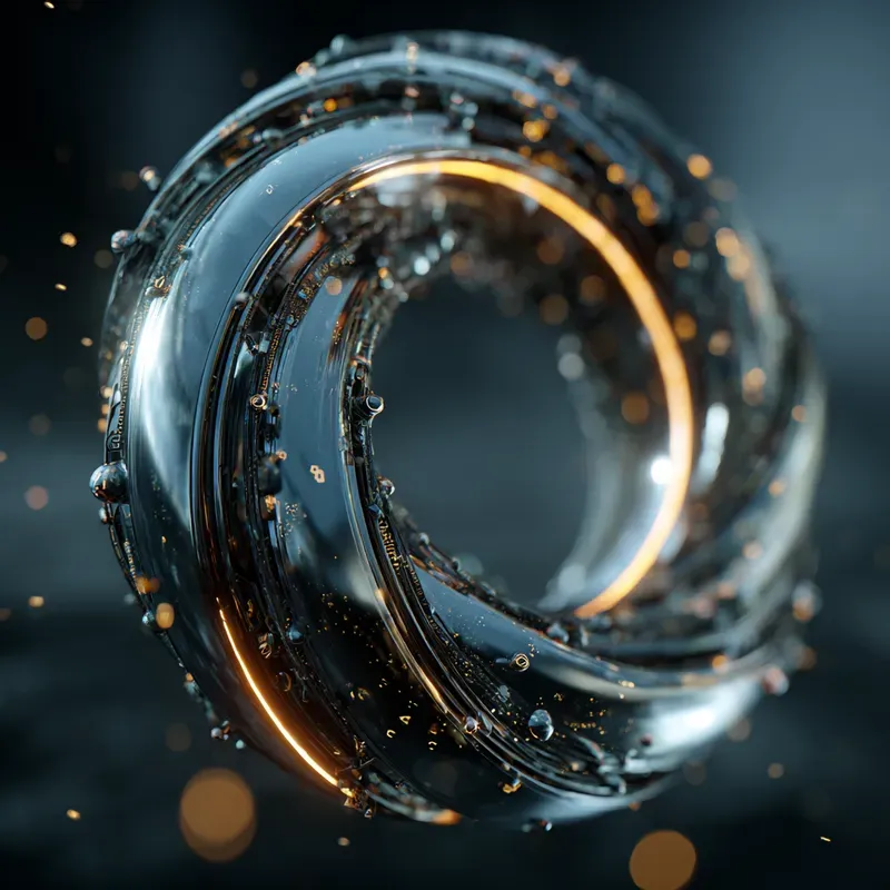 Photorealistic 3D Images Glowing