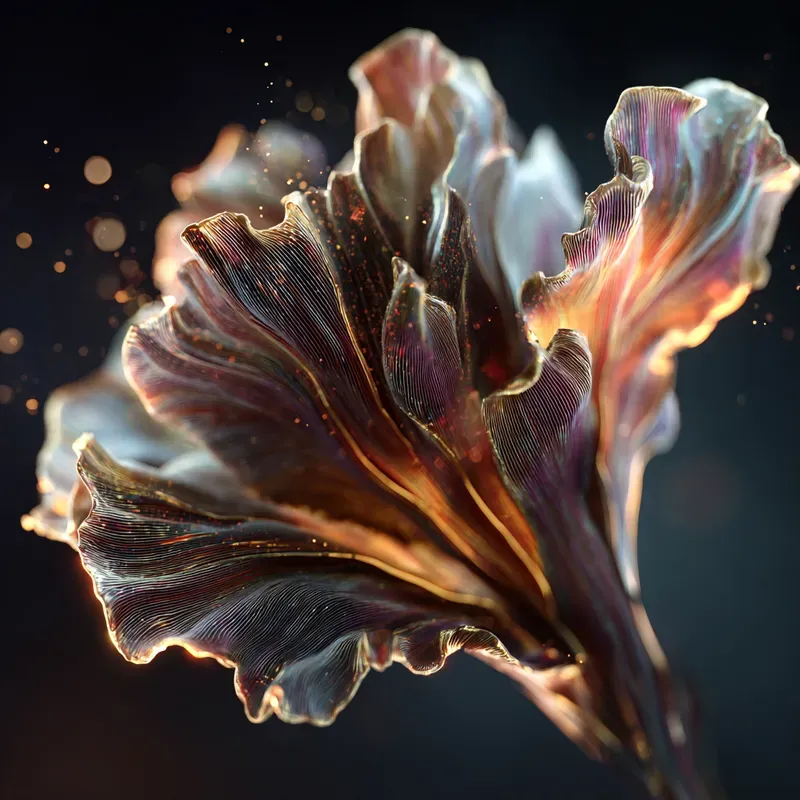 Photorealistic 3D Images Glowing