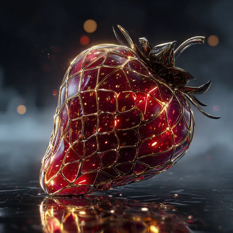 Photorealistic 3D Images Glowing