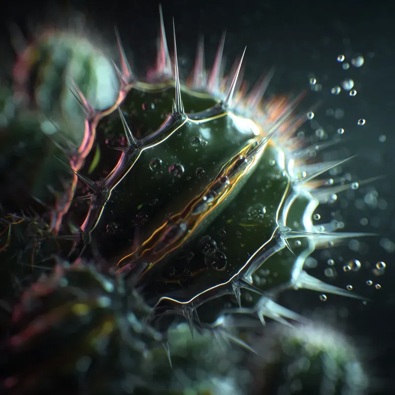 Photorealistic 3D Images Glowing