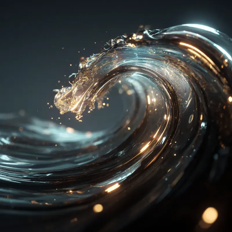 Photorealistic 3D Images Glowing