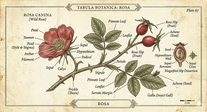 Vintage Botanical Anatomy Illustrations