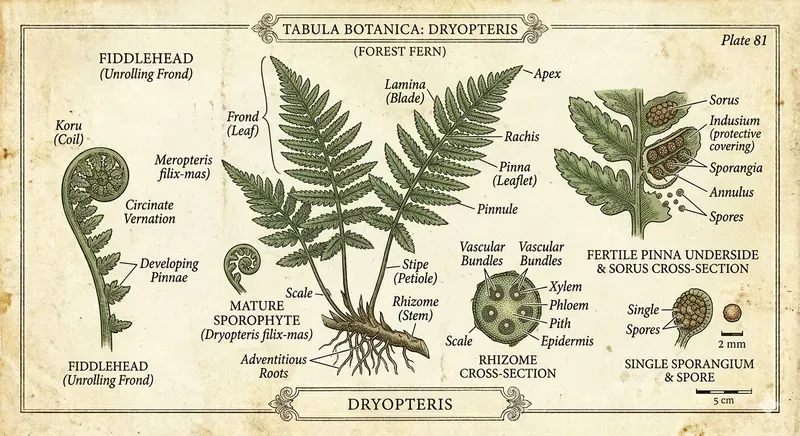 Vintage Botanical Anatomy Illustrations