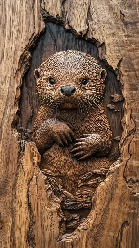 Detailed Wood Relief Engravings