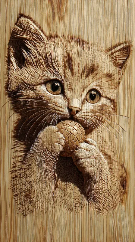 Detailed Wood Relief Engravings
