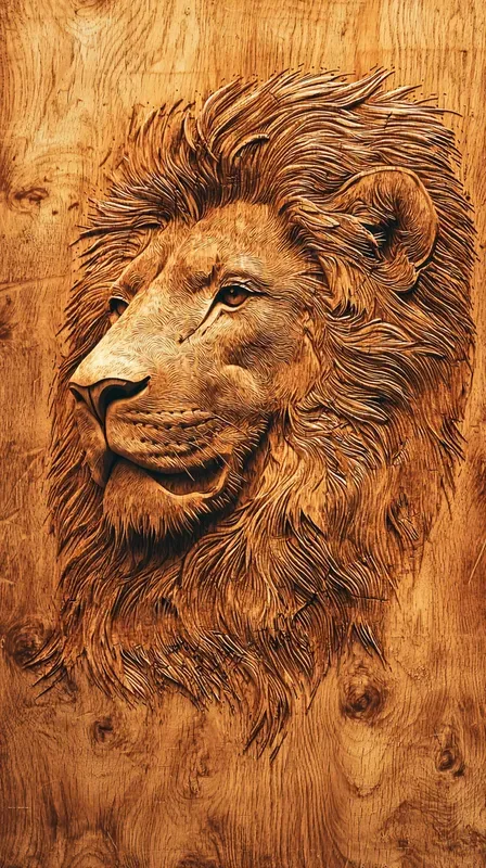 Detailed Wood Relief Engravings