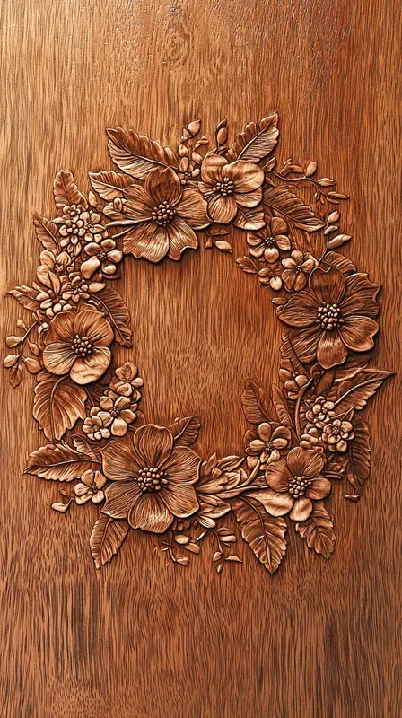 Detailed Wood Relief Engravings