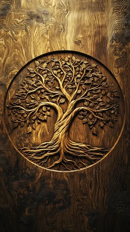 Detailed Wood Relief Engravings