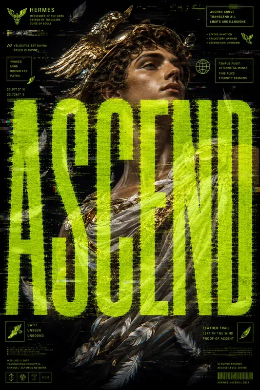 Glitch Pantheon Posters