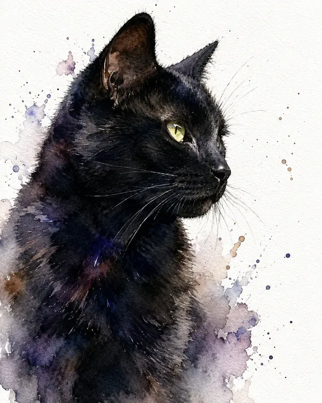 Photo To Watercolor Pet Portraits