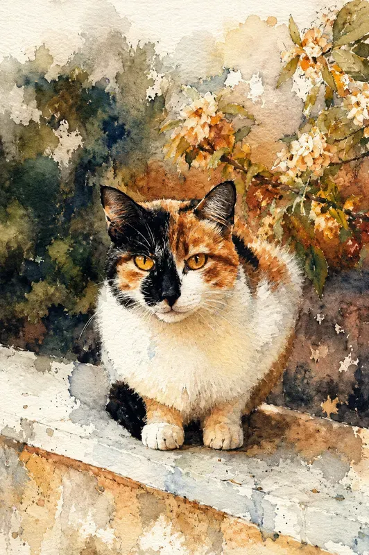 Photo To Watercolor Pet Portraits