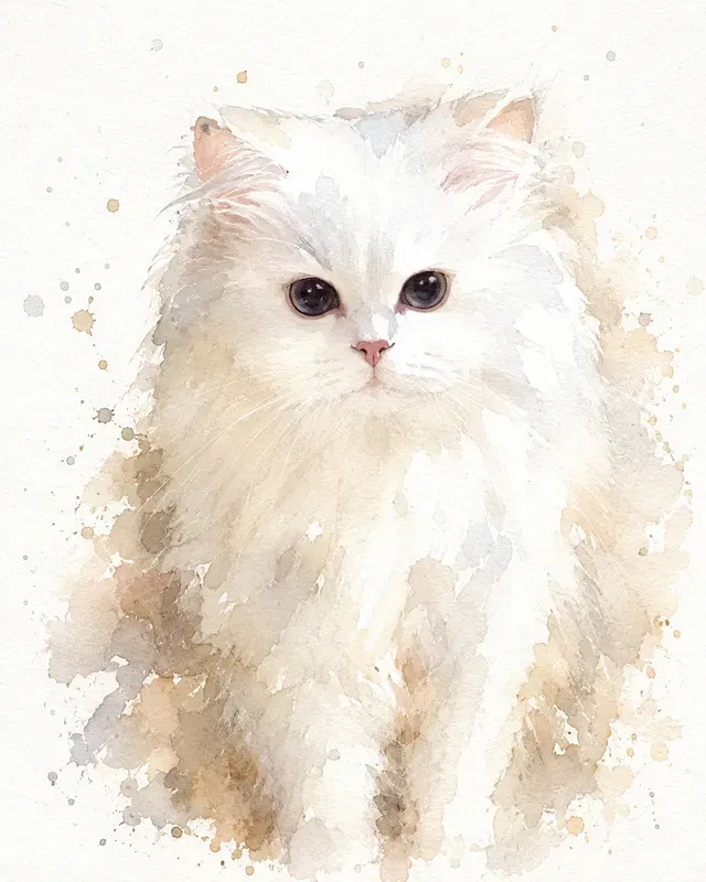 Photo To Watercolor Pet Portraits