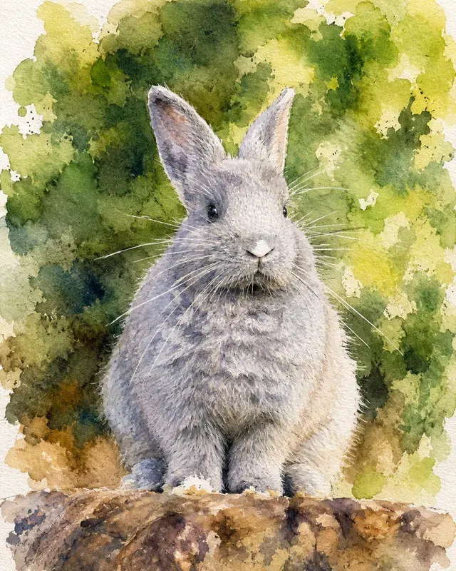 Photo To Watercolor Pet Portraits