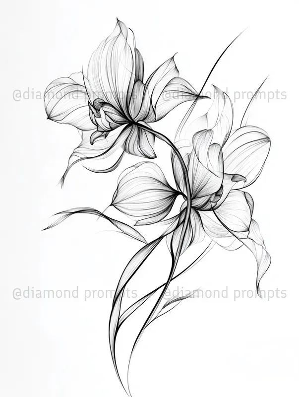 Bold Line Art Minimalist Drawings