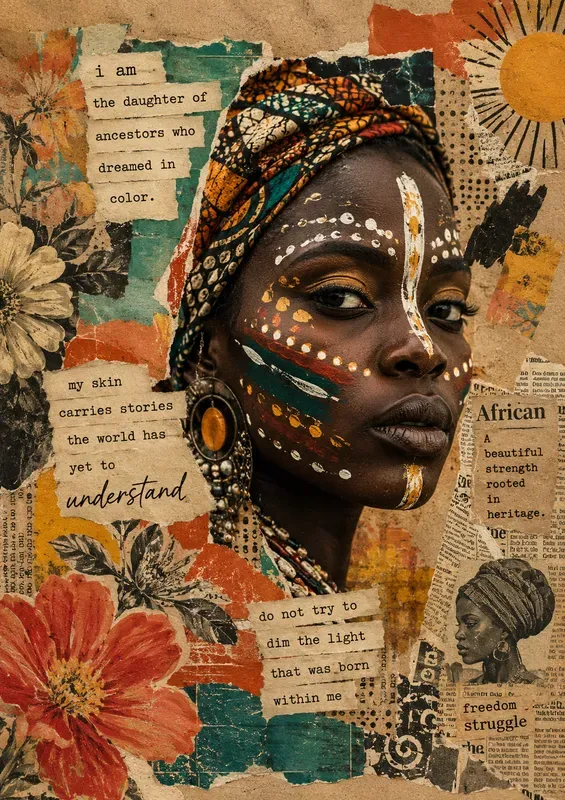 Vintage Diversity Collage Packs