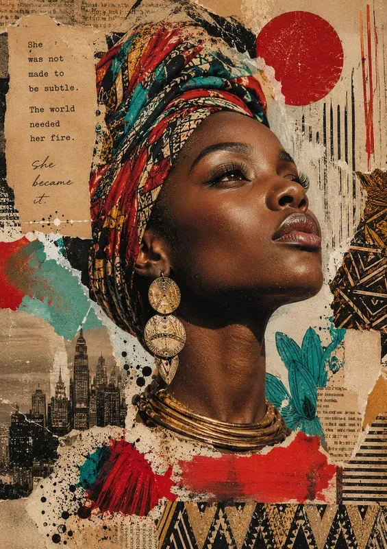 Vintage Diversity Collage Packs