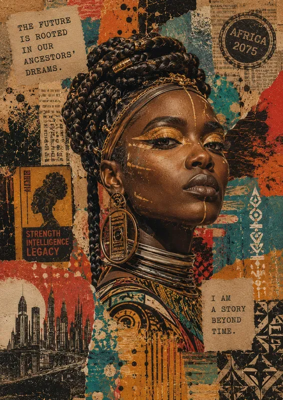 Vintage Diversity Collage Packs