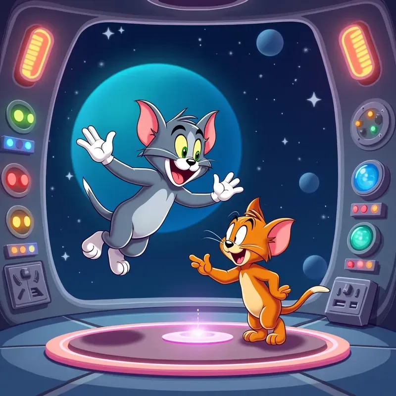 Tom Jerry Cartoon Illustrations