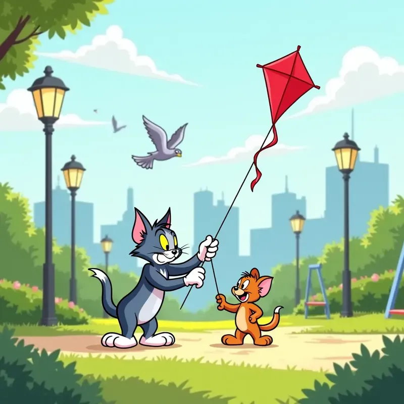 Tom Jerry Cartoon Illustrations