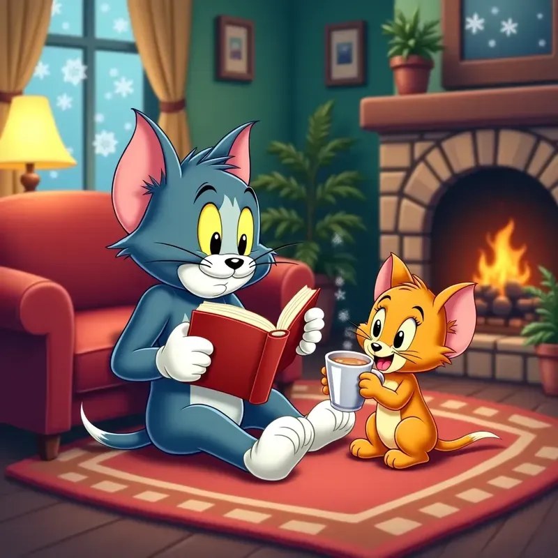 Tom Jerry Cartoon Illustrations