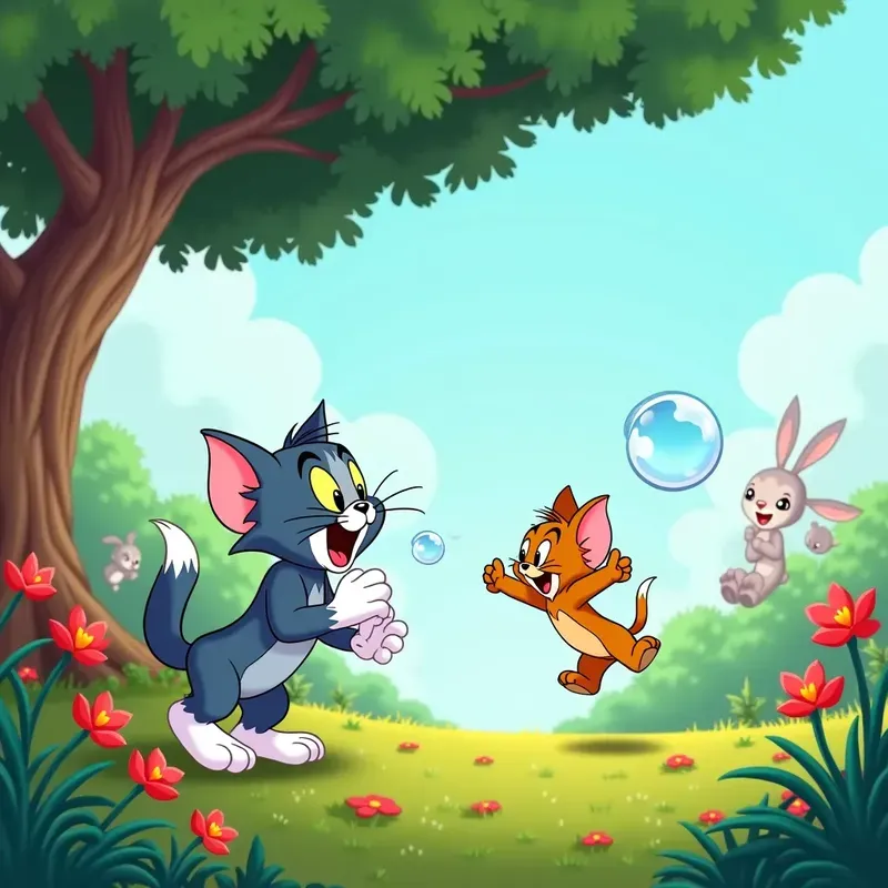 Tom Jerry Cartoon Illustrations