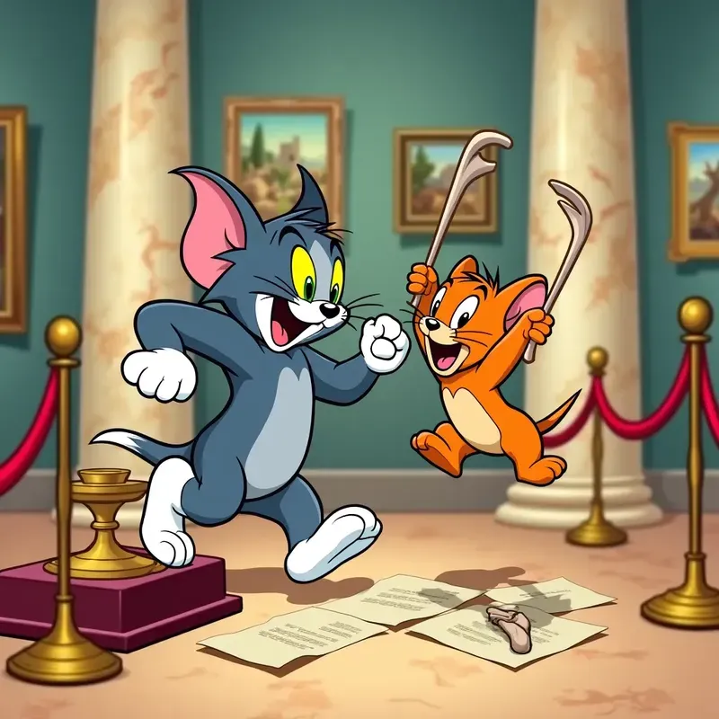 Tom Jerry Cartoon Illustrations