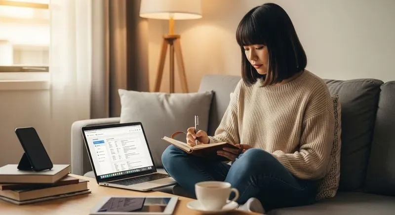 Photorealistic Remote Work Scene Generats