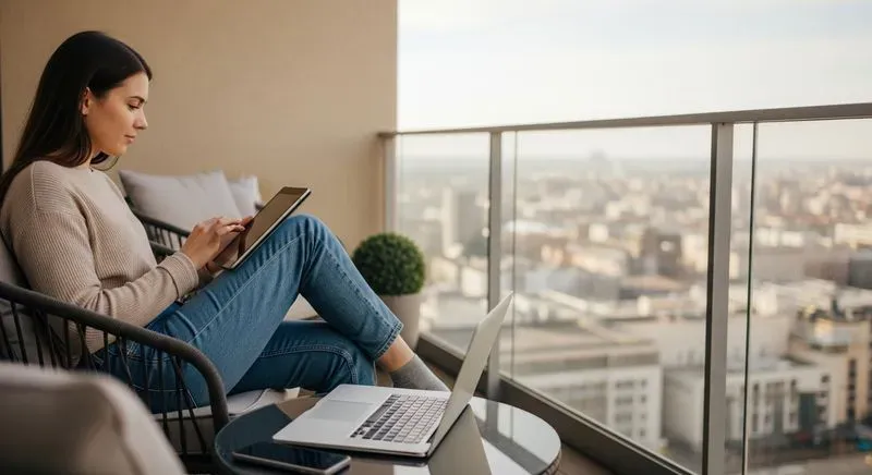 Photorealistic Remote Work Scene Generats
