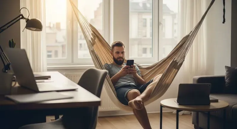 Photorealistic Remote Work Scene Generats
