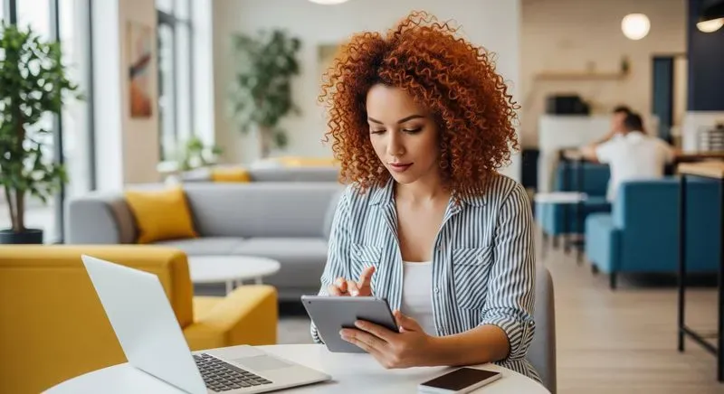Photorealistic Remote Work Scene Generats