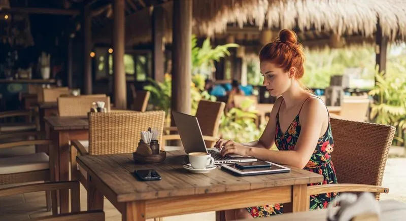 Photorealistic Remote Work Scene Generats